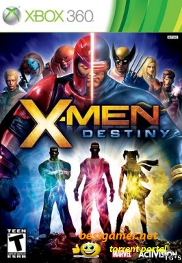 (Xbox 360) X-Men: Destiny [2011, RPG (Rogue/Action&#8203;) / 3D / 3rd Person, английский] [L] (Region Free)