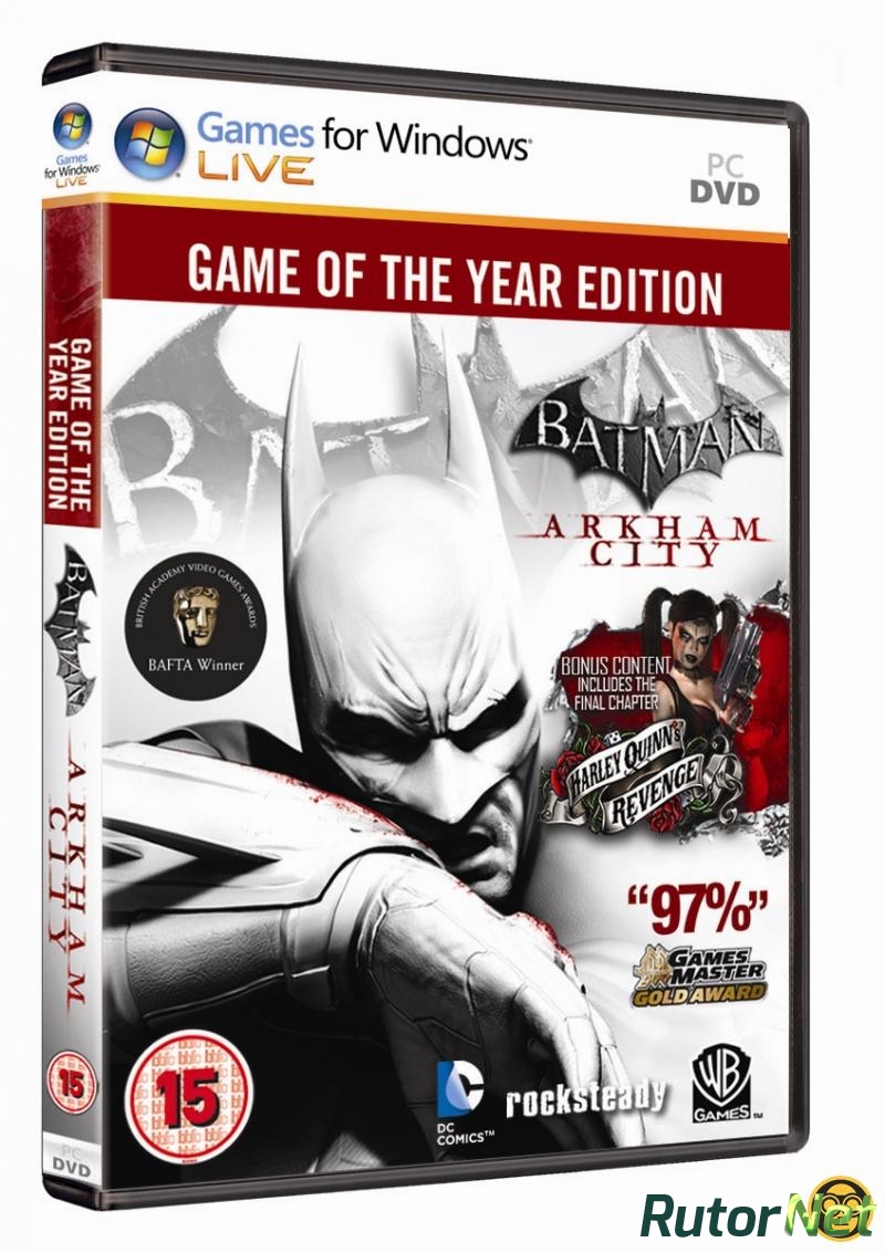 Скачать игру Batman: Arkham City - Game of the Year Edition (2012) PC |  Steam-Rip через торрент на rutor