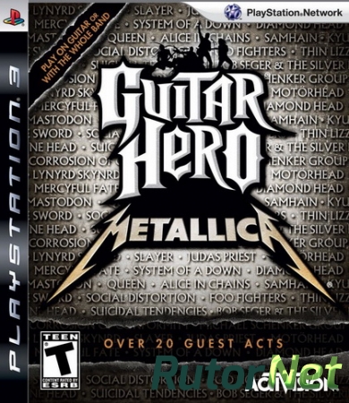 Guitar Hero: Metallica [PS3] [MOVE] [USA] [En] [3.50] [Cobra ODE / E3 ODE PRO ISO] (2009)