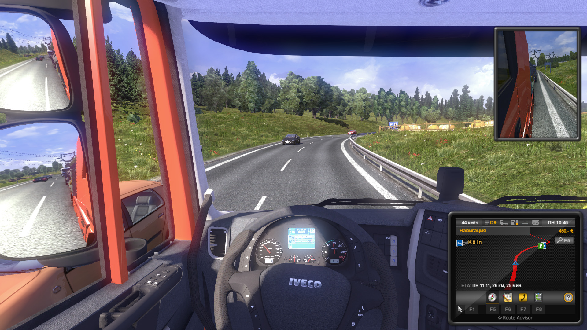 Скачать игру Euro Truck Simulator 2 v 1.37.2.0s + DLCs (2013) PC | RePack  от xatab через торрент на rutor