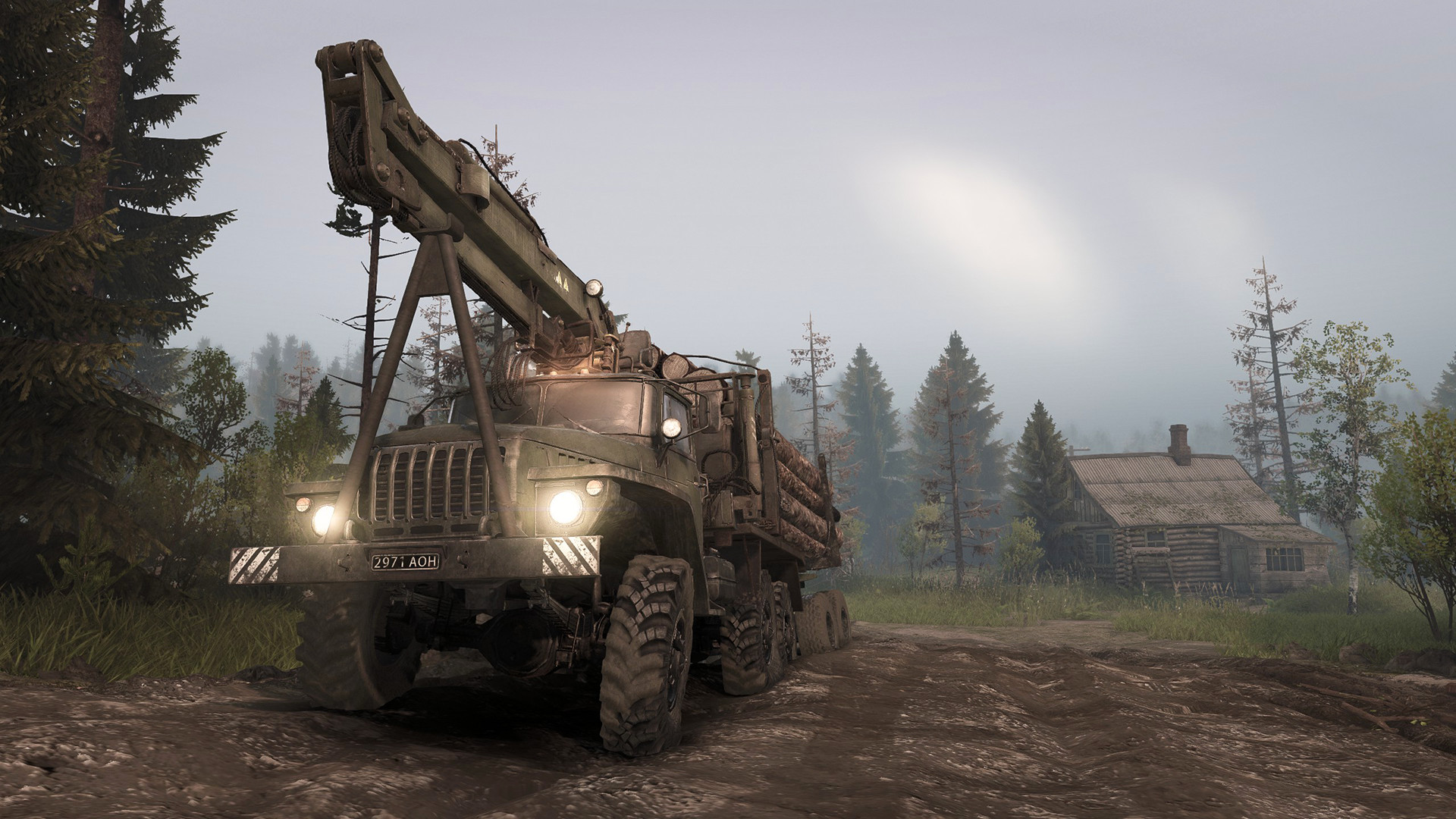 Скачать игру Spintires v 1.5.1 + DLCs (2014) PC | Repack от xatab через  торрент на rutor